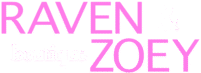 Raven and zoey logo 2400px white